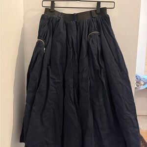 Company Black Women's Skirt. From Finnish designer Aamu Song, zipper pockets